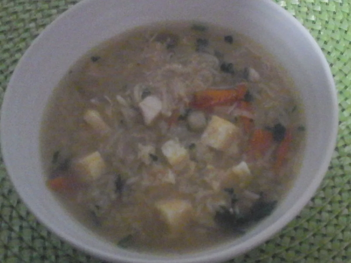 Hühnersuppe mit Eierstich und Basmatireis - Rezept - Bild Nr. 16417