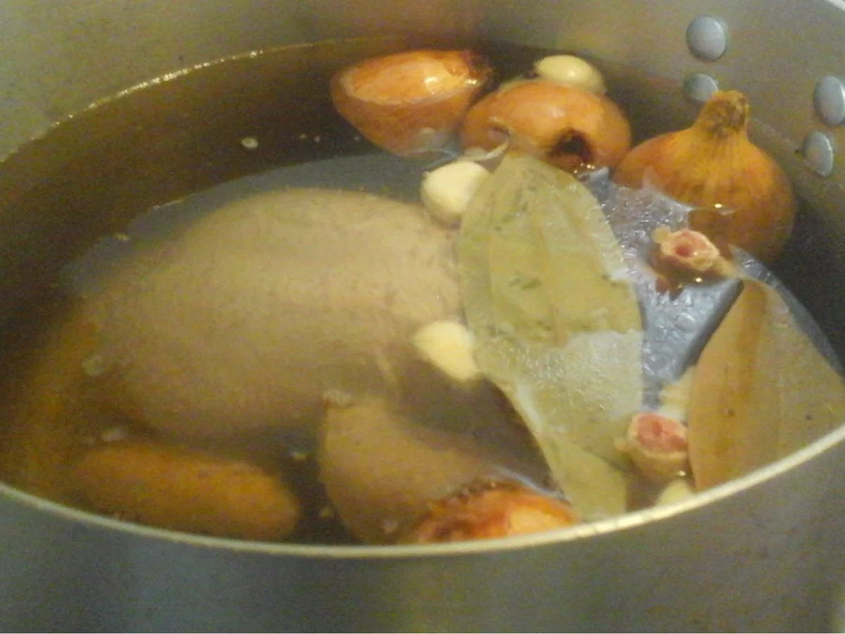 Hühnersuppe mit Eierstich und Basmatireis - Rezept - Bild Nr. 16421