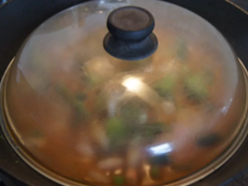 Rotes Thai-Curry mit Tiger-Garnelen und Basmatireis - Rezept - Bild Nr. 13