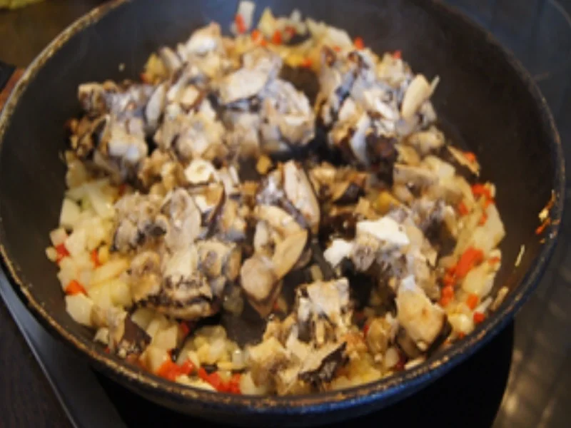 Eierpfannkuchen mit Steinpilz-Belag - Rezept - Bild Nr. 9