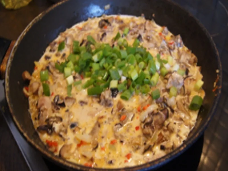 Eierpfannkuchen mit Steinpilz-Belag - Rezept - Bild Nr. 11