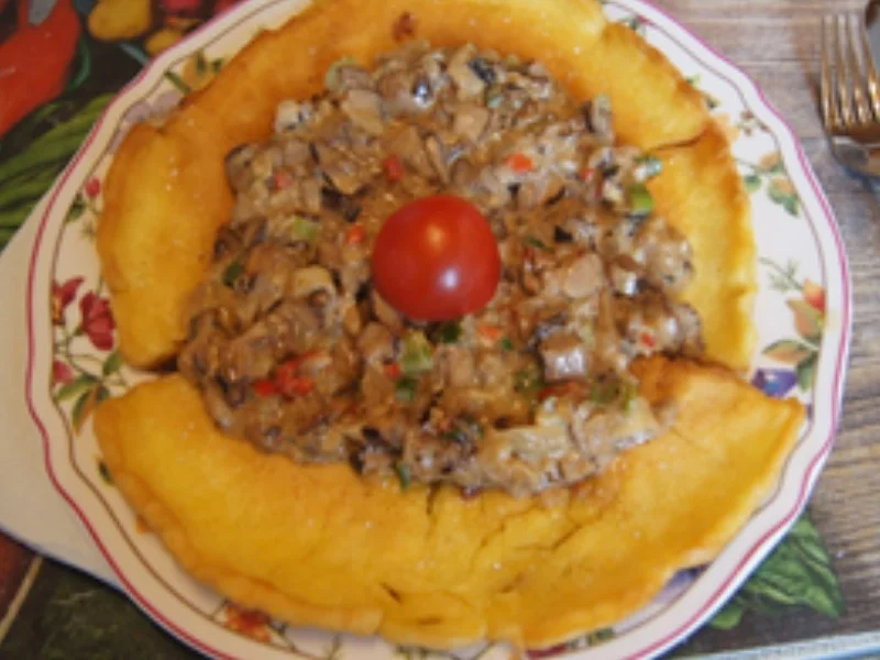 Eierpfannkuchen mit Steinpilz-Belag - Rezept - Bild Nr. 12