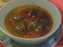 Paprika-Rindfleisch-Suppe mit Basmatireis - Rezept - Bild Nr. 2