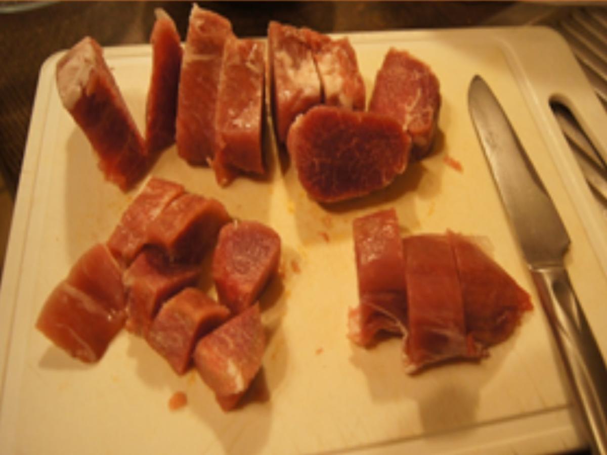 Schweinefilet frittiert mit Gemüse süß-sauer und Basmatireis - Rezept - Bild Nr. 4