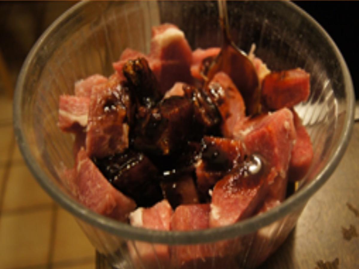 Schweinefilet frittiert mit Gemüse süß-sauer und Basmatireis - Rezept - Bild Nr. 5
