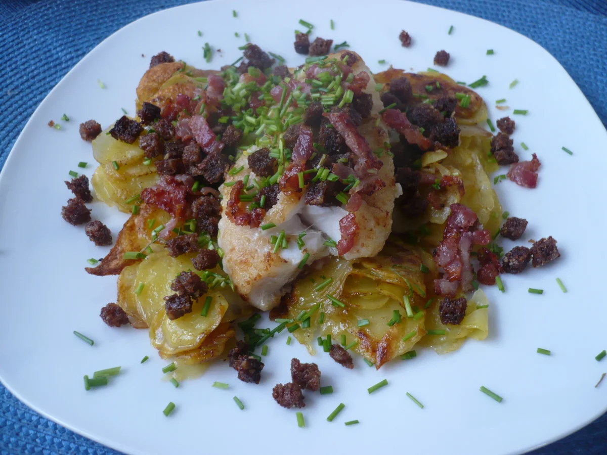 Rezept: Kabeljaufilet gebraten mit Brösel Bild Nr. 16429 Kabeljaufilet gebraten mit Brösel - Rezept - Bild Nr. 16429