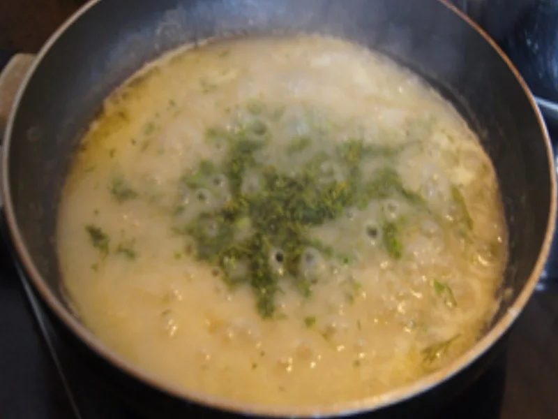 Gekochte Eier in Dillsauce mit Drillingen und Salat - Rezept - Bild Nr. 16448