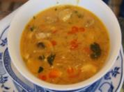 Garnelen-Hähnchen-Suppentopf im Wok - Rezept - Bild Nr. 16439