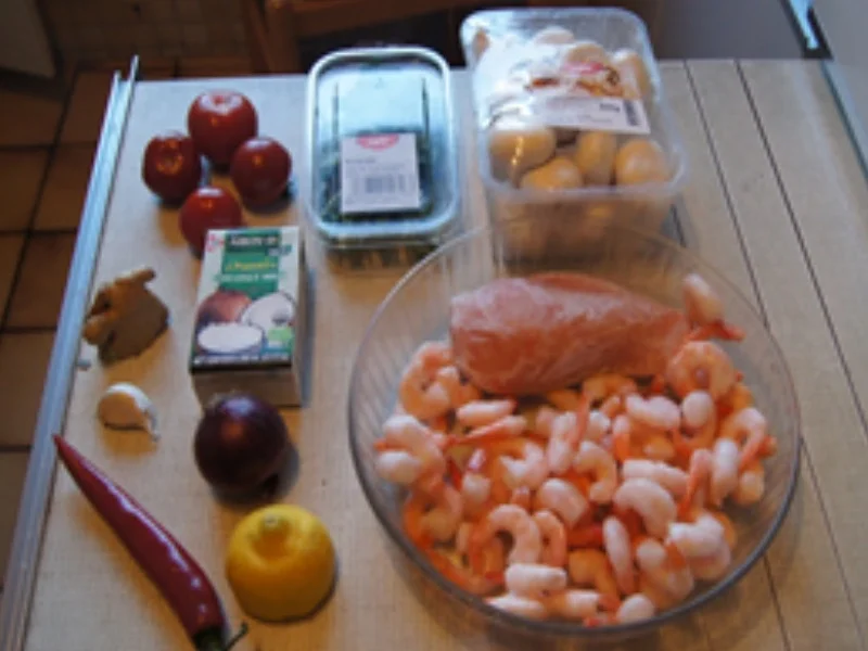 Garnelen-Hähnchen-Suppentopf im Wok - Rezept - Bild Nr. 16440