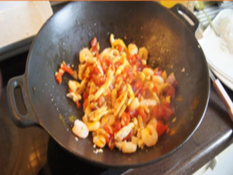 Garnelen-Hähnchen-Suppentopf im Wok - Rezept - Bild Nr. 16456