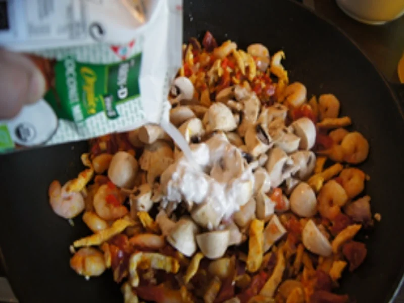 Garnelen-Hähnchen-Suppentopf im Wok - Rezept - Bild Nr. 16460