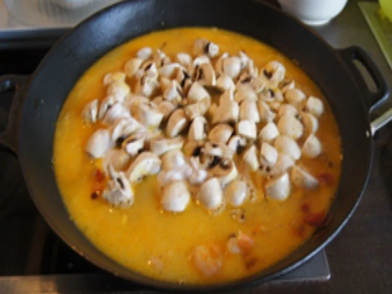 Garnelen-Hähnchen-Suppentopf im Wok - Rezept - Bild Nr. 16461