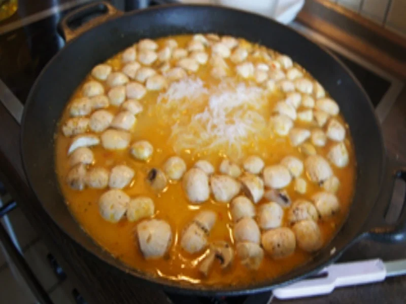 Garnelen-Hähnchen-Suppentopf im Wok - Rezept - Bild Nr. 16463