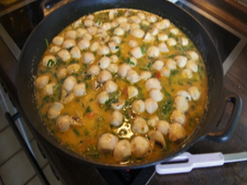 Garnelen-Hähnchen-Suppentopf im Wok - Rezept - Bild Nr. 16465