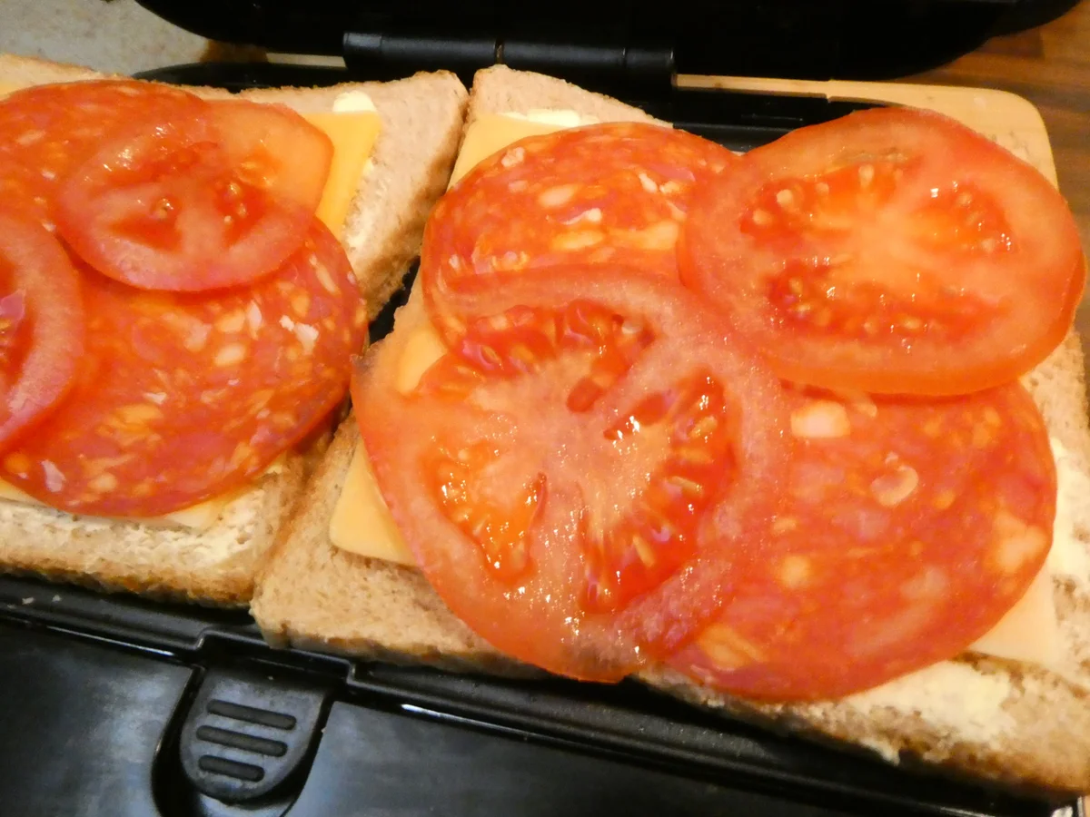 Rezept: Sandwich mit Chorizo und Cheddar Bild Nr. 16440 Sandwich mit Chorizo und Cheddar - Rezept - Bild Nr. 16440