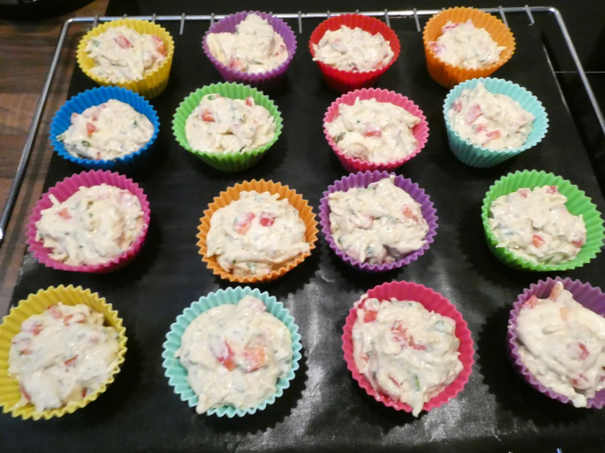 Emmentaler-Muffins mit Paprika - Rezept - Bild Nr. 16448