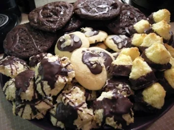 Plätzchen: Raspelberge - Rezept