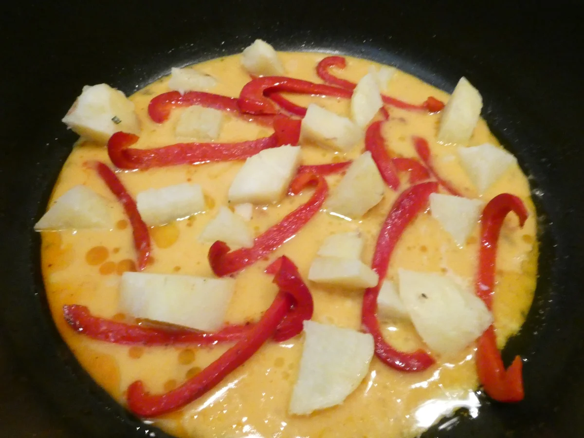 Frittata mit Paprika und Mozzarella - Rezept - Bild Nr. 16449