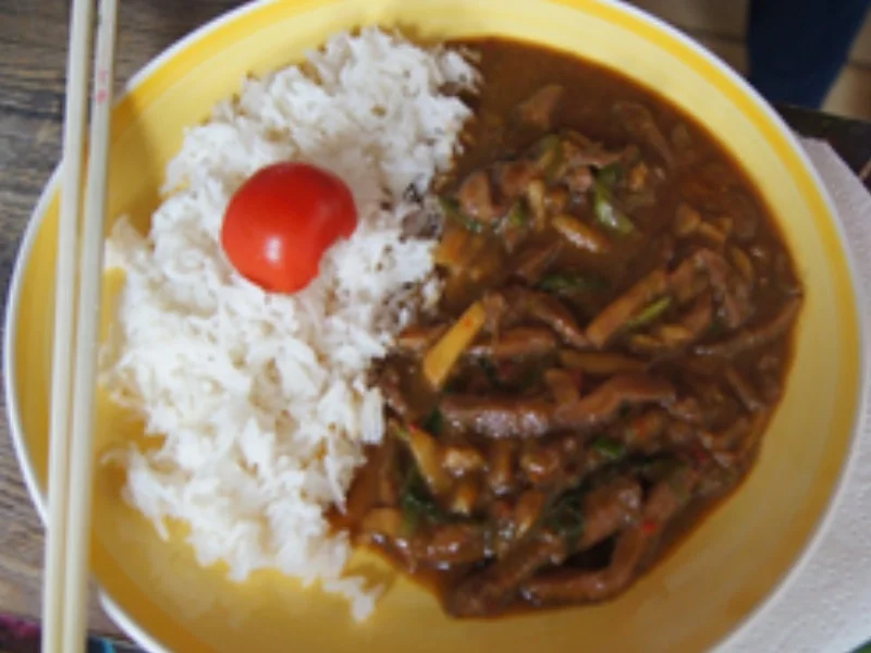 Hähnchenbrustfilet mit Sellerie und Basmatireis - Rezept - Bild Nr. 16440