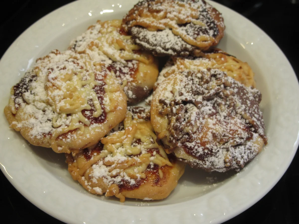 Plätzchen: Schwarz-Weiß-Gebäck mit Powidl - Rezept - Bild Nr. 16440