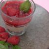 Karamell-Himbeer-Dessert mit Cheesecake-Füllung - Rezept - Bild Nr. 2