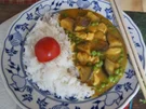 Thailändisches gelbes Hähnchencurry mit Basmatireis - Rezept - Bild Nr. 2