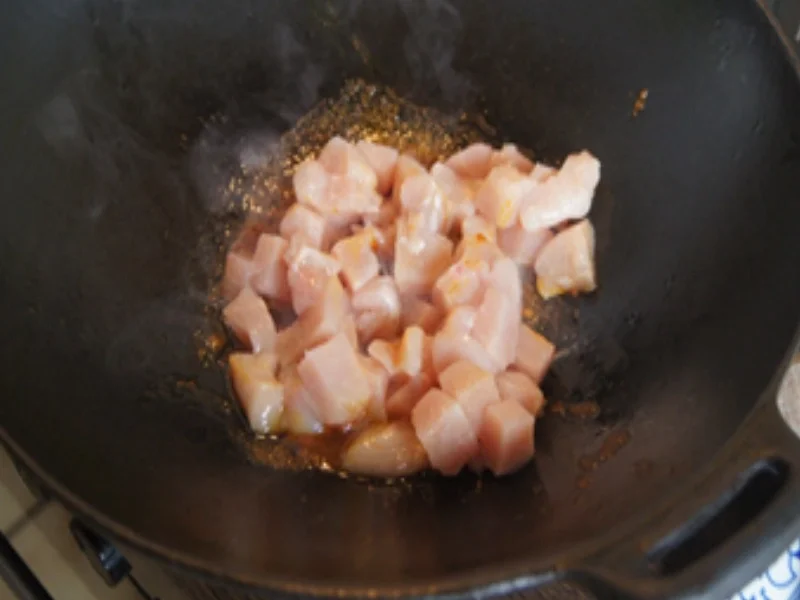 Thailändisches gelbes Hähnchencurry mit Basmatireis - Rezept - Bild Nr. 9