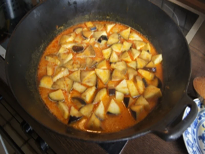 Thailändisches gelbes Hähnchencurry mit Basmatireis - Rezept - Bild Nr. 13