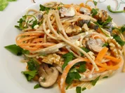 Gemüse-Vollkorn-Nudeln mit Käsesauce - Rezept - Bild Nr. 16440