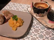 Schweinefilet mit Kräuterkruste, Steckrüben und Kartoffelgratin - Rezept - Bild Nr. 16440