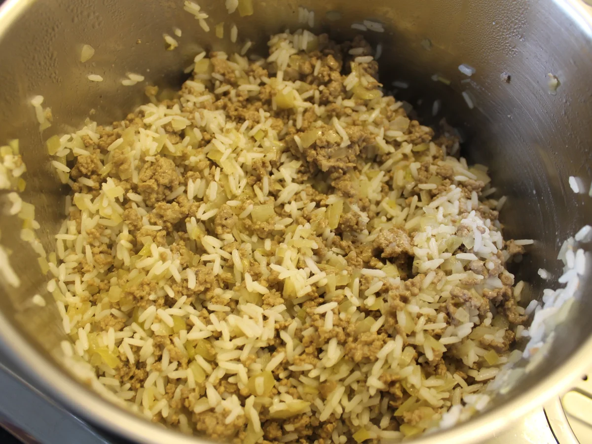 Pfirsich-Gehacktes-Auflauf - Rezept - Bild Nr. 16462