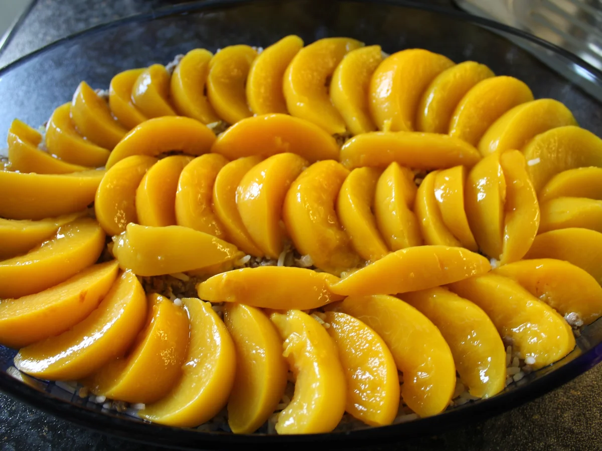 Pfirsich-Gehacktes-Auflauf - Rezept - Bild Nr. 16463