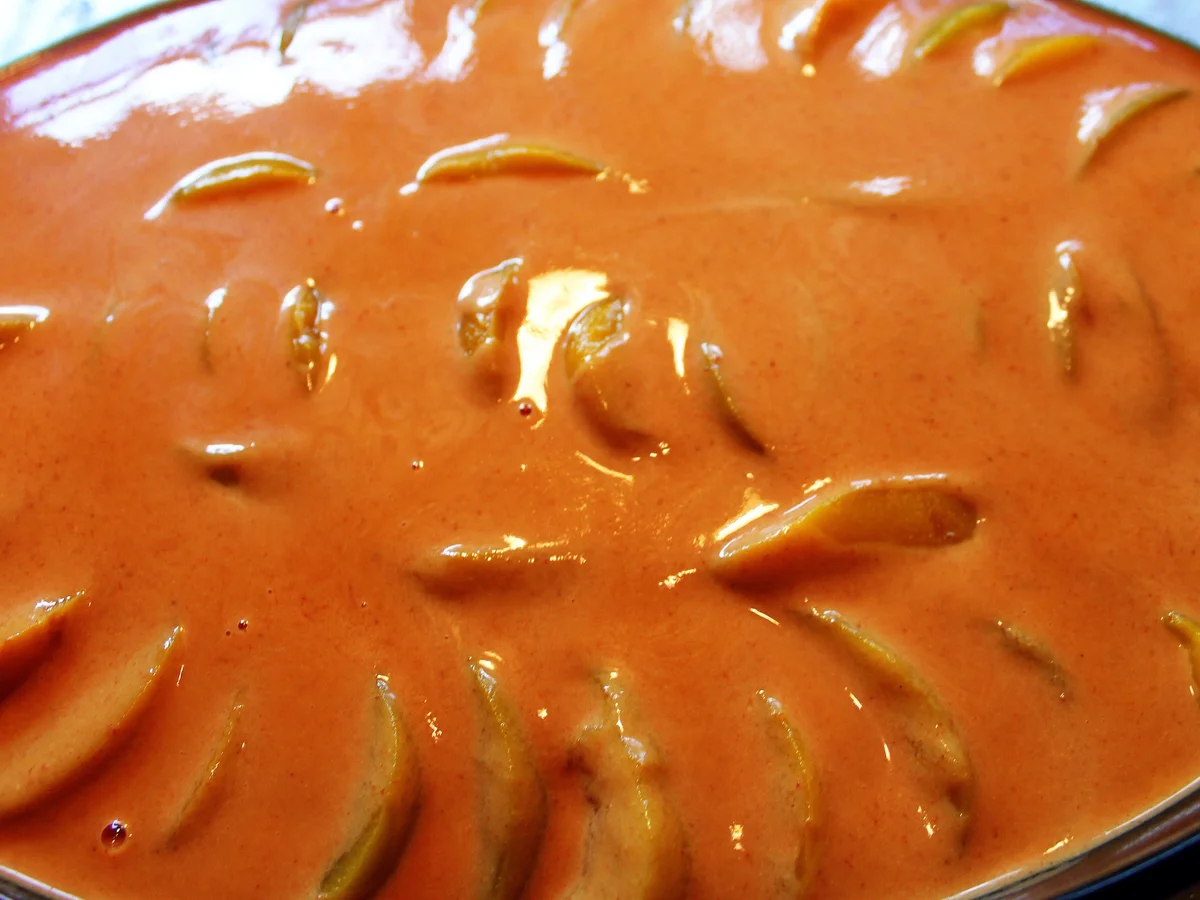 Pfirsich-Gehacktes-Auflauf - Rezept - Bild Nr. 16465