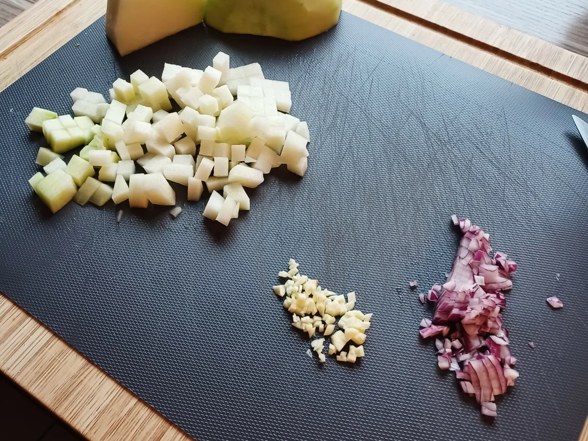 Kohlrabi in Sahne mit Knoblauch - Rezept - Bild Nr. 3