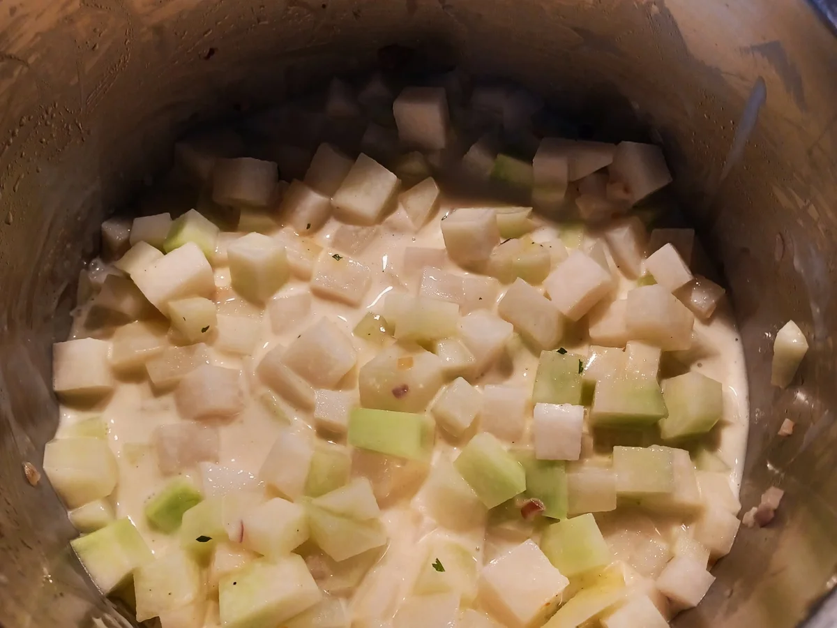 Kohlrabi in Sahne mit Knoblauch - Rezept - Bild Nr. 7