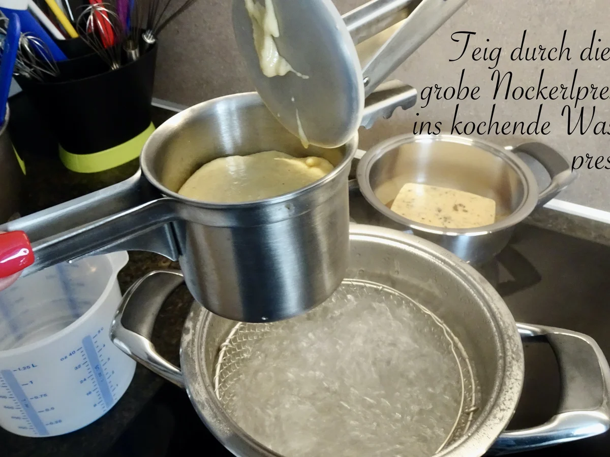 Rezept: Meine Eiernockerl Bild Nr. 5 Meine Eiernockerl - Rezept - Bild Nr. 5
