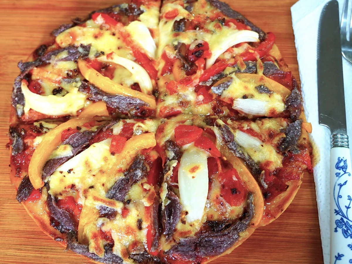 Rezept: Sizilianische Pizza Catania Bild Nr. 16464 Sizilianische Pizza Catania - Rezept - Bild Nr. 16464