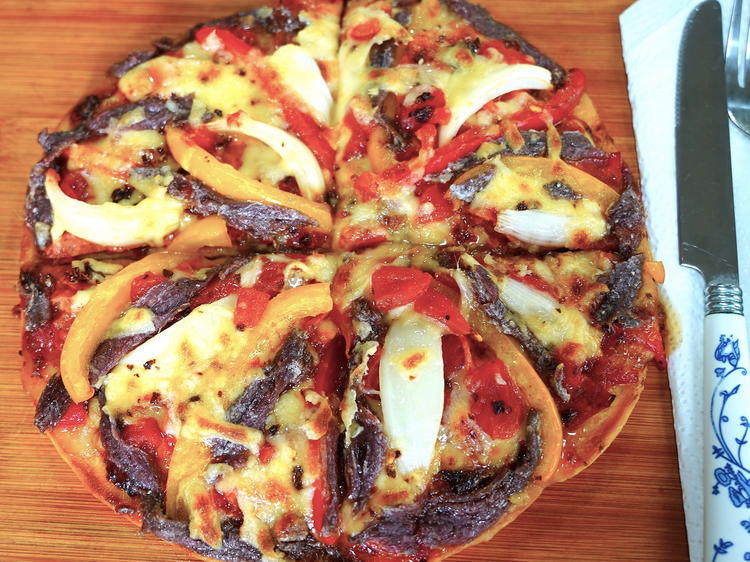 Sizilianische Pizza Catania Rezept mit Bild kochbar.de