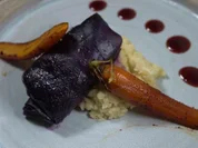 Kohlroulade mit Sellerie-Kartoffelpüree und Portweinsauce - Rezept - Bild Nr. 2