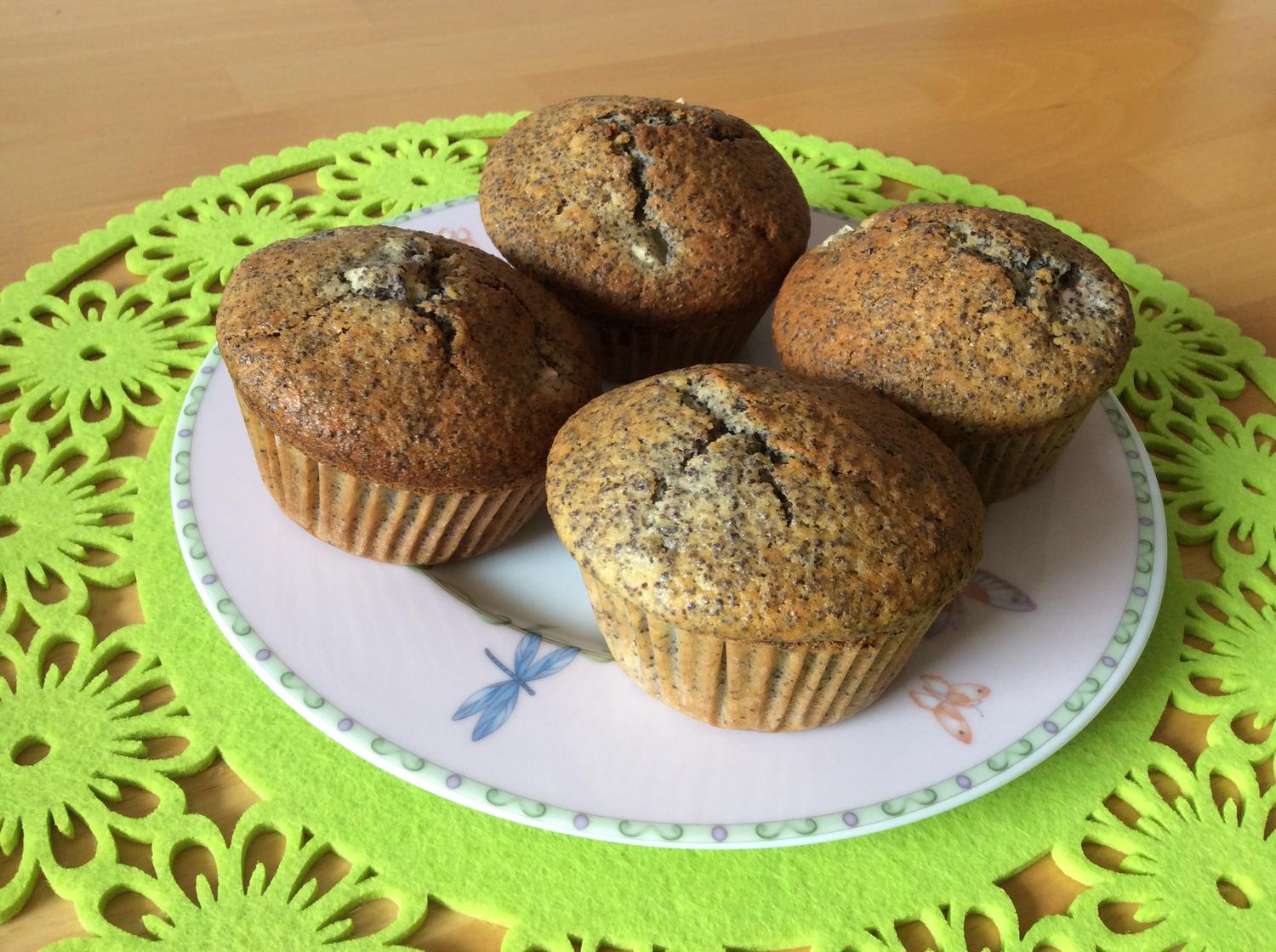 Mohn-Rhabarber-Muffins - Rezept mit Bild - kochbar.de