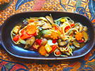 Potpourri mit Nudeln und Gemüse — Mie goreng asam manis - Rezept - Bild Nr. 16472