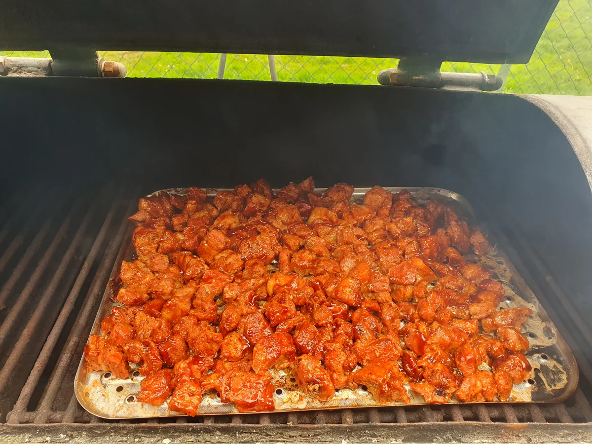 Rezept: Pork Belly Burnt Ends Bild Nr. 16472 Pork Belly Burnt Ends - Rezept - Bild Nr. 16472