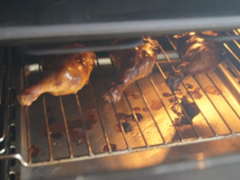 Rezept: Hähnchenkeule mit Pommes Frites und gemischten Salat Bild Nr. 16474 Hähnchenkeule mit Pommes Frites und gemischten Salat - Rezept - Bild Nr. 16474