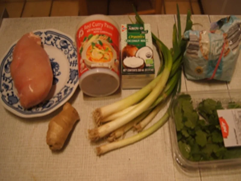 Thailändisches Hühnercurry mit Jasmin Reis - Rezept - Bild Nr. 16472