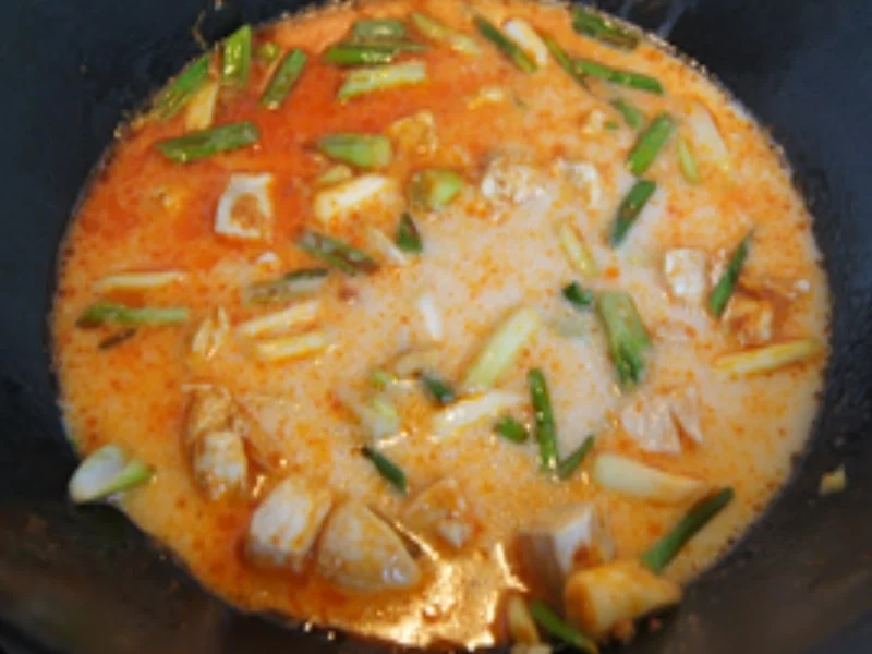 Thailändisches Hühnercurry mit Jasmin Reis - Rezept - Bild Nr. 16472