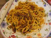 Mie-Nudeln mit Hähnchenbrustfilet und Paprika - Rezept - Bild Nr. 2