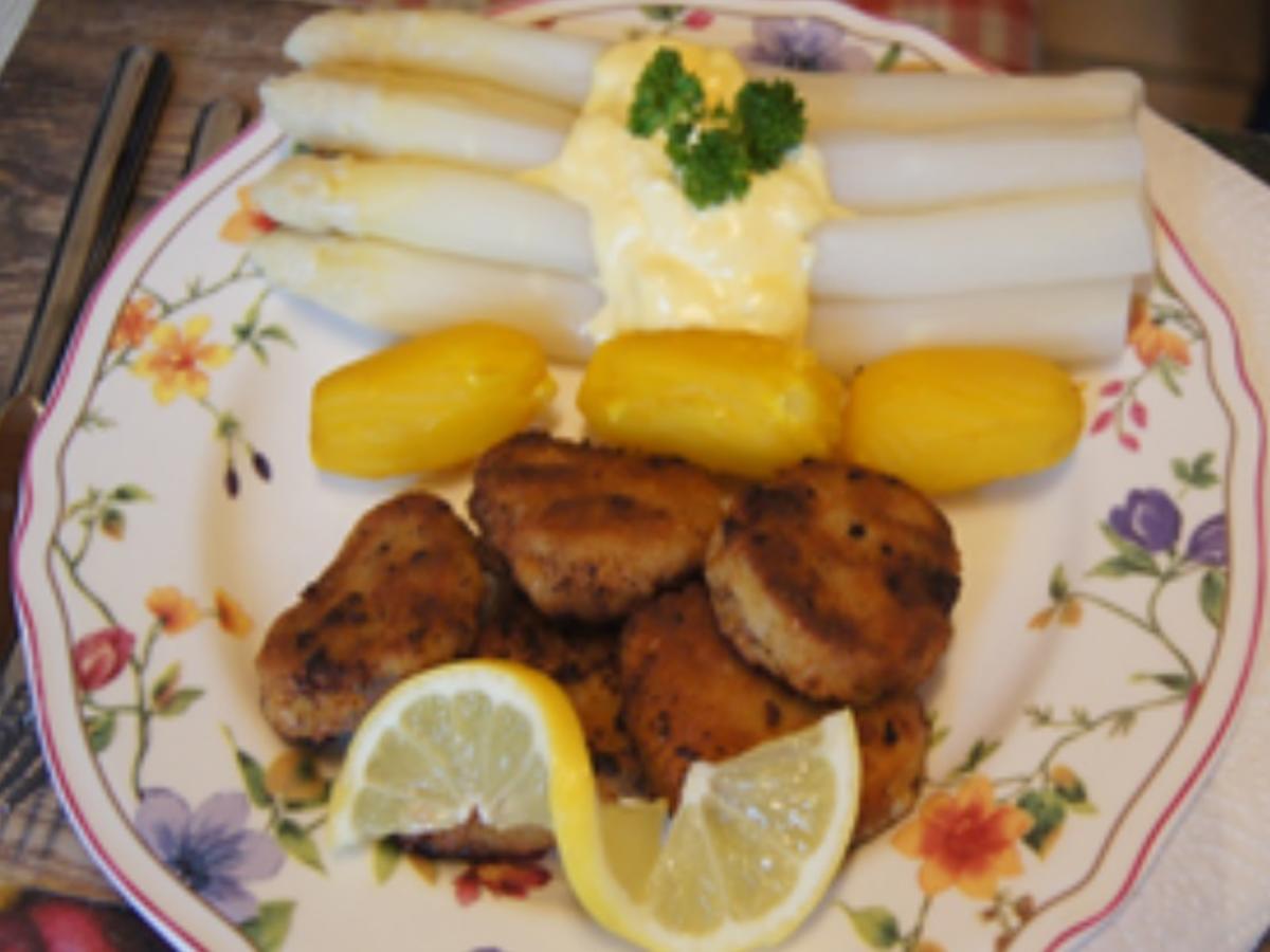 Mini-Schnitzel mit Spargel und Drillingen - Rezept - kochbar.de