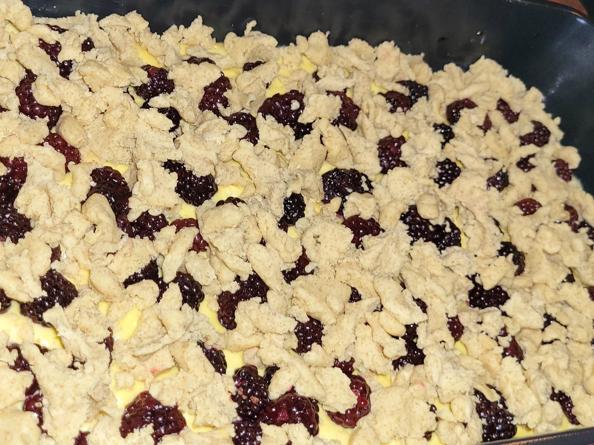 Rezept: BiNe` S EIERLIKÖR BROMBEERKUCHEN Bild Nr. 16476 BiNe` S EIERLIKÖR BROMBEERKUCHEN - Rezept - Bild Nr. 16476