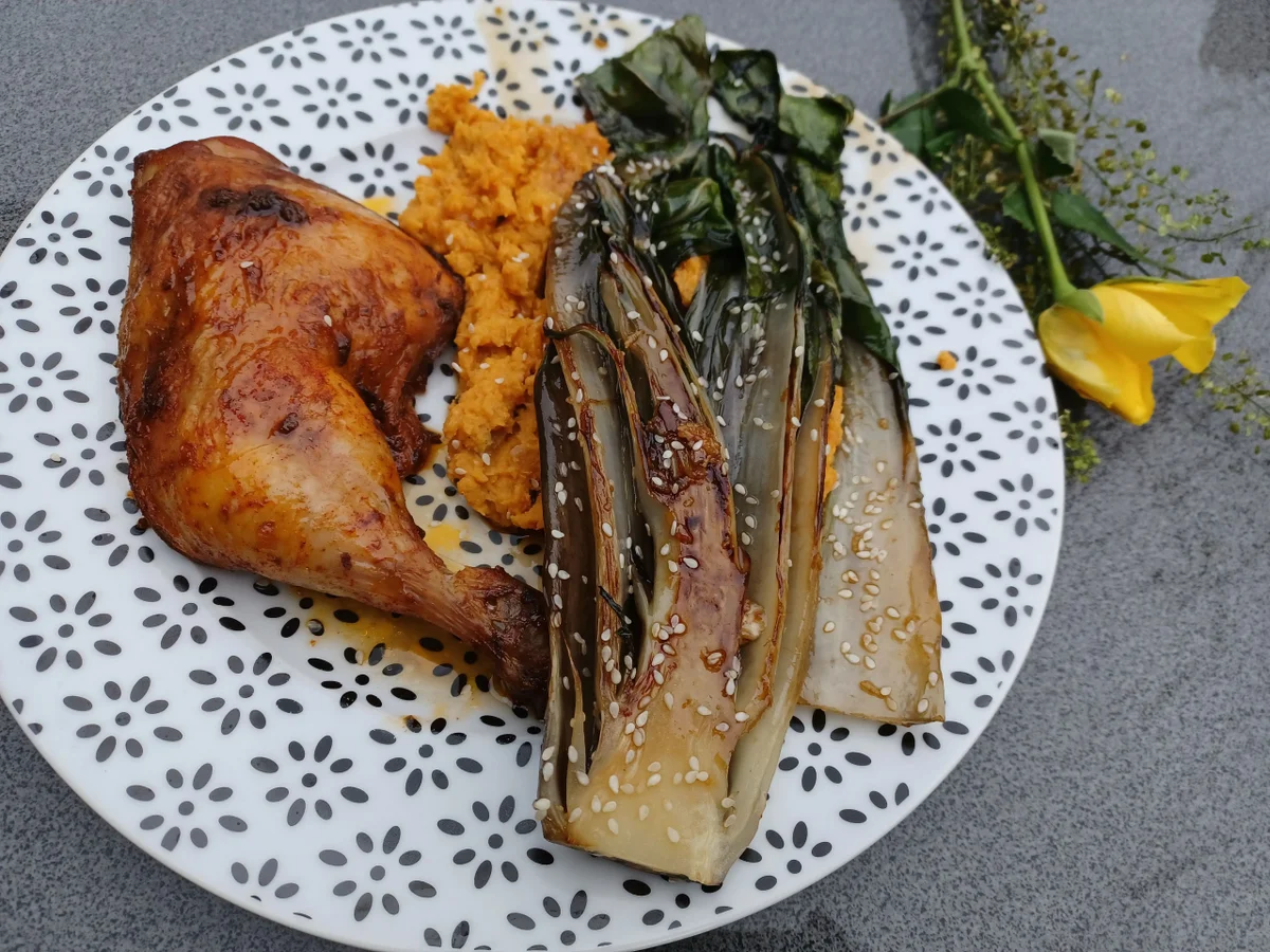 Süßkartoffelpüree mit Pak Choi - Rezept - Bild Nr. 16476