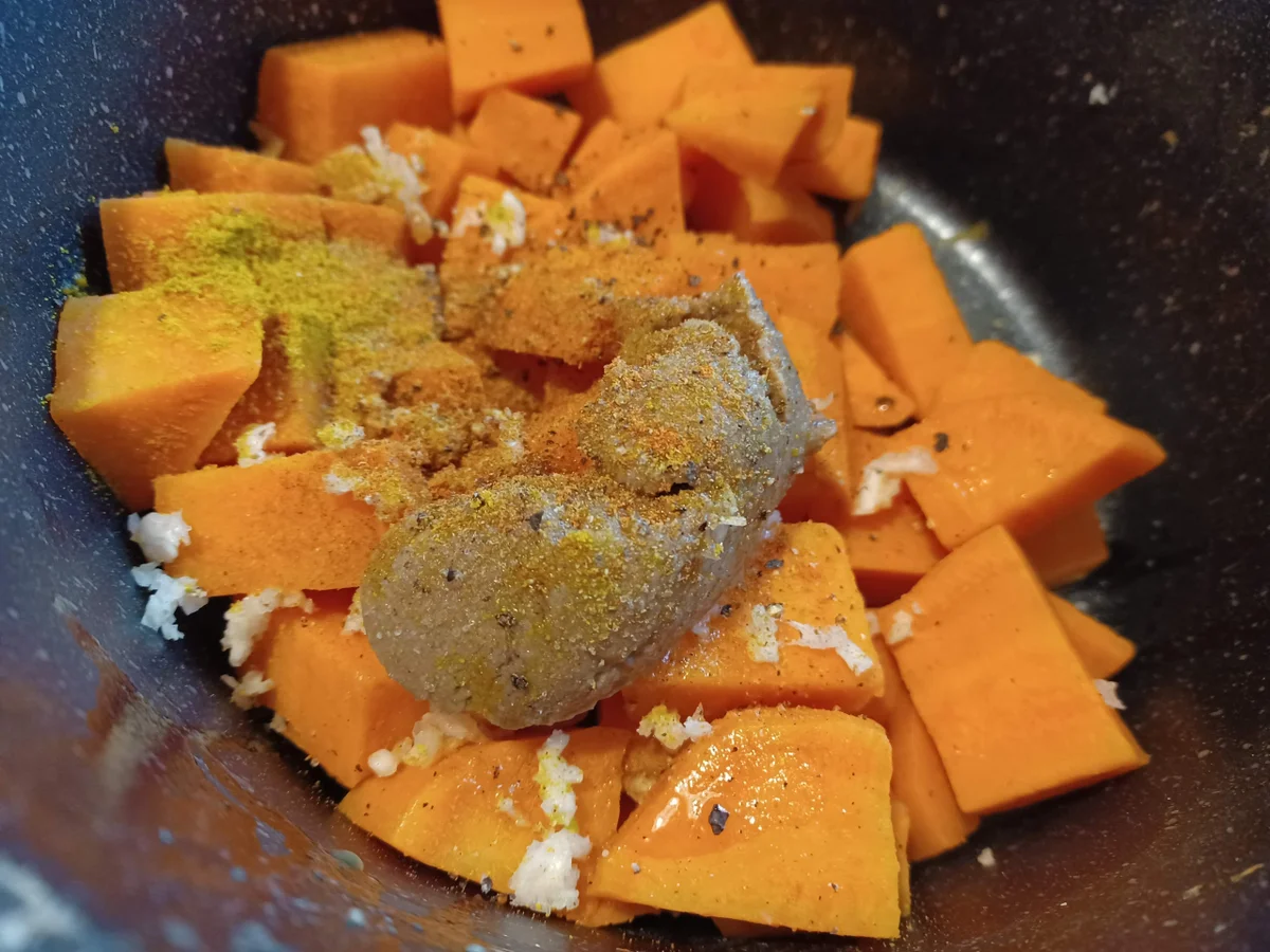 Süßkartoffelpüree mit Pak Choi - Rezept - Bild Nr. 16486